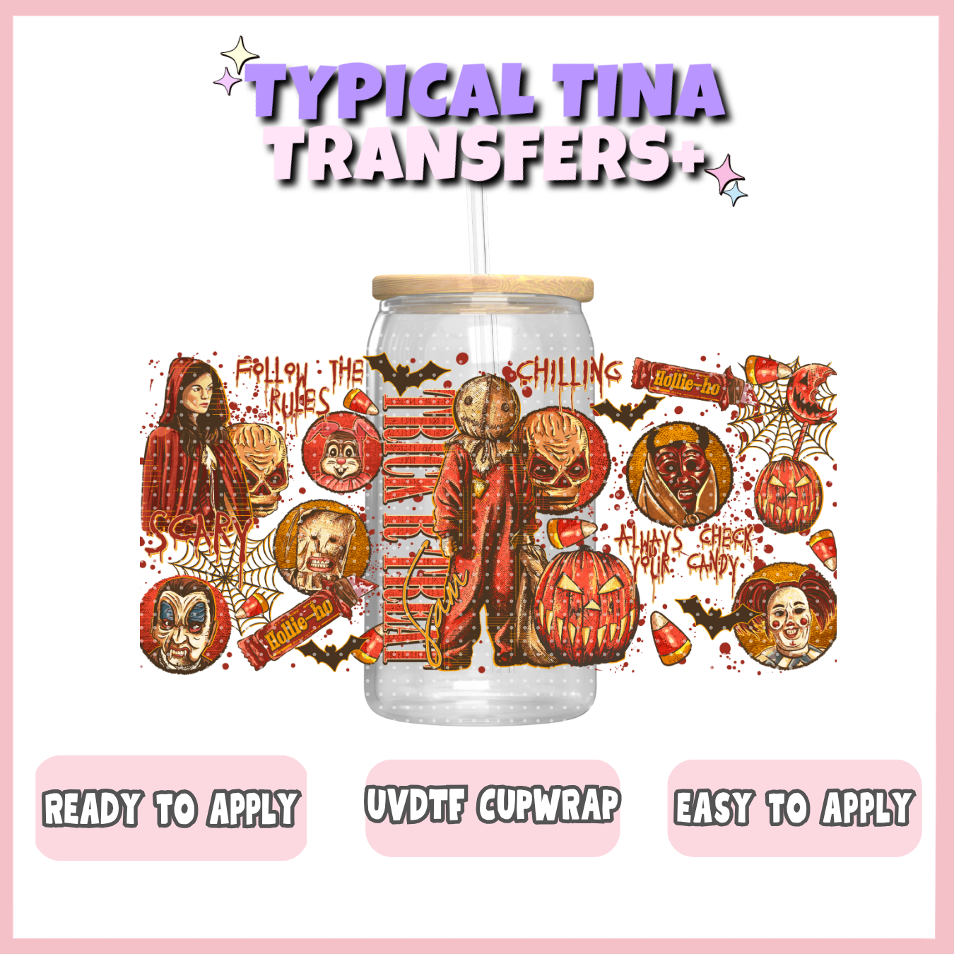 UVDTF #7327 | 16oz UVDTF Wrap | POD (no grid)