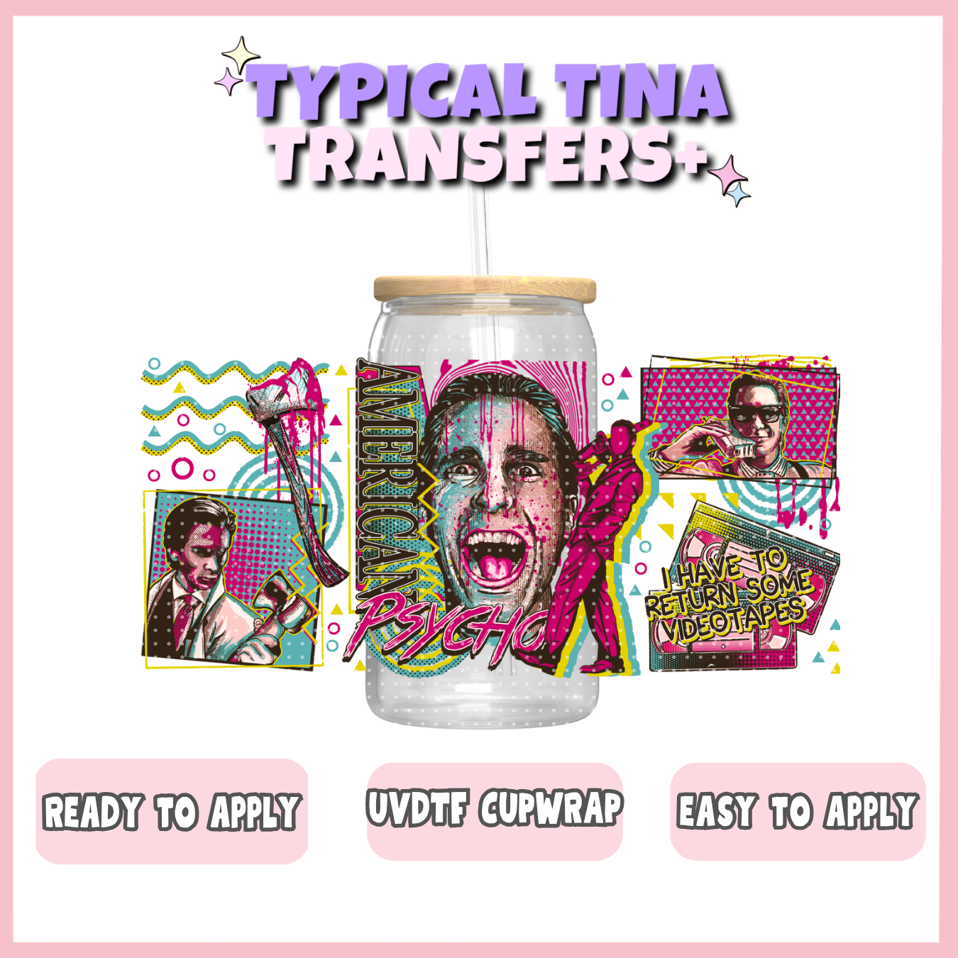 UVDTF #7328 | 16oz UVDTF Wrap | POD
