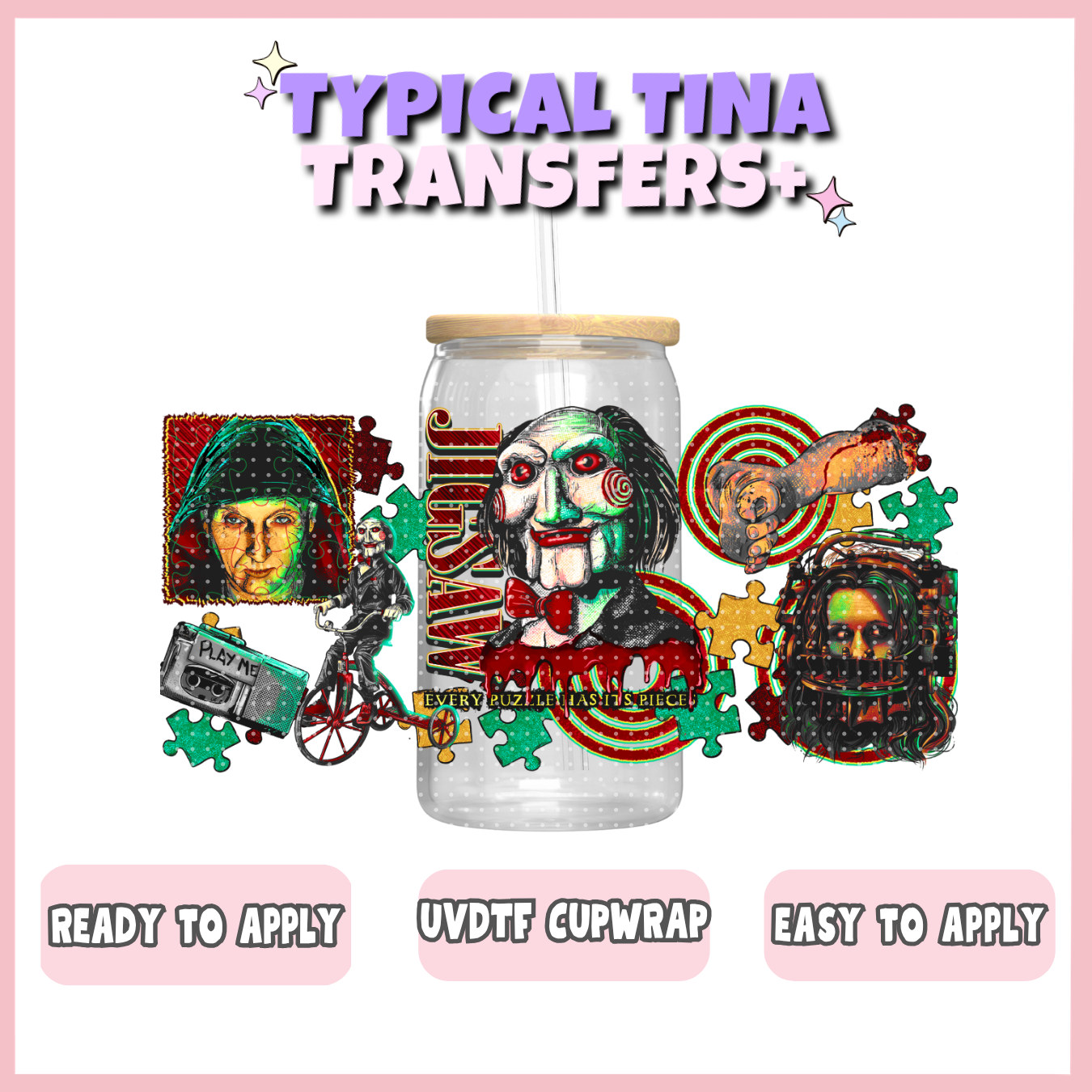 UVDTF #7341 | 16oz UVDTF Wrap | POD