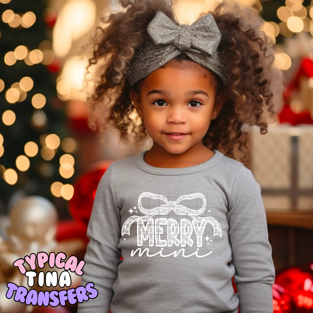 Merry Mini Lace | DTF Transfer | POD