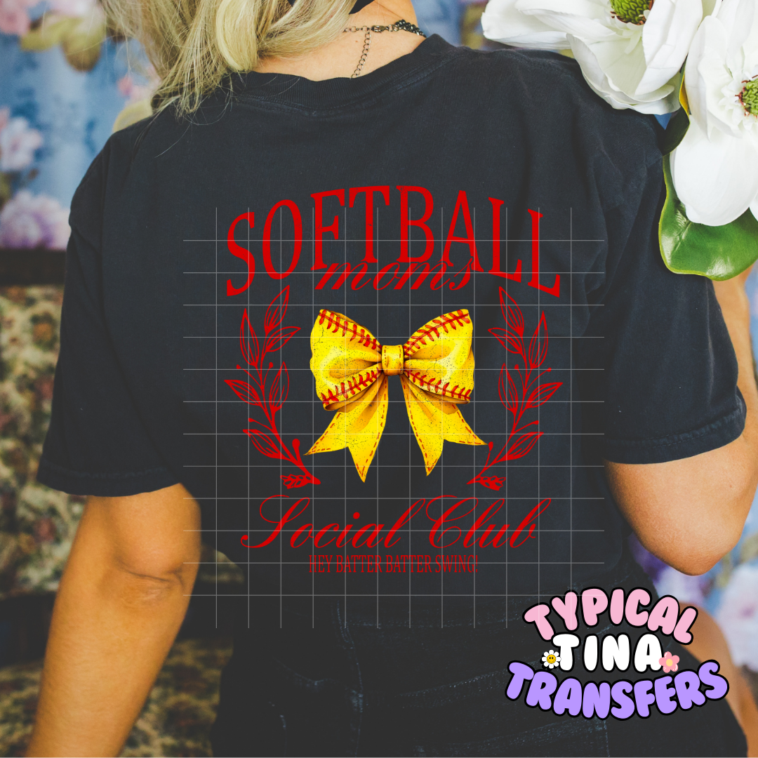 Sports Mom Club | DTF Screen Print | POD - choose design