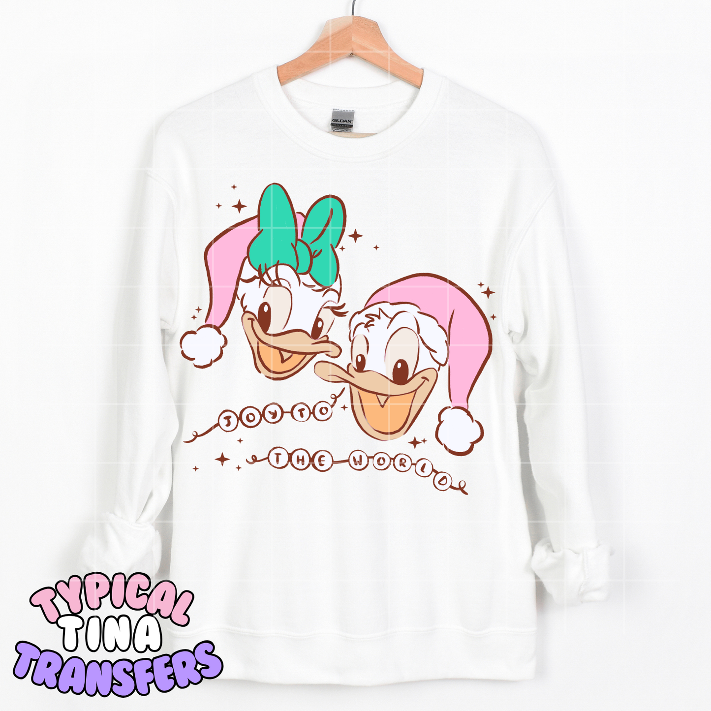 Sensational 6 - Christmas (pink tones) | DTF Transfer | POD