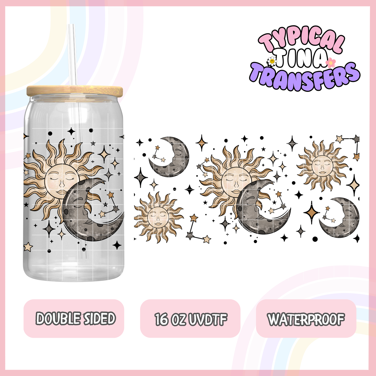 UVDTF #6248 | 16oz UVDTF Wrap | Double Sided