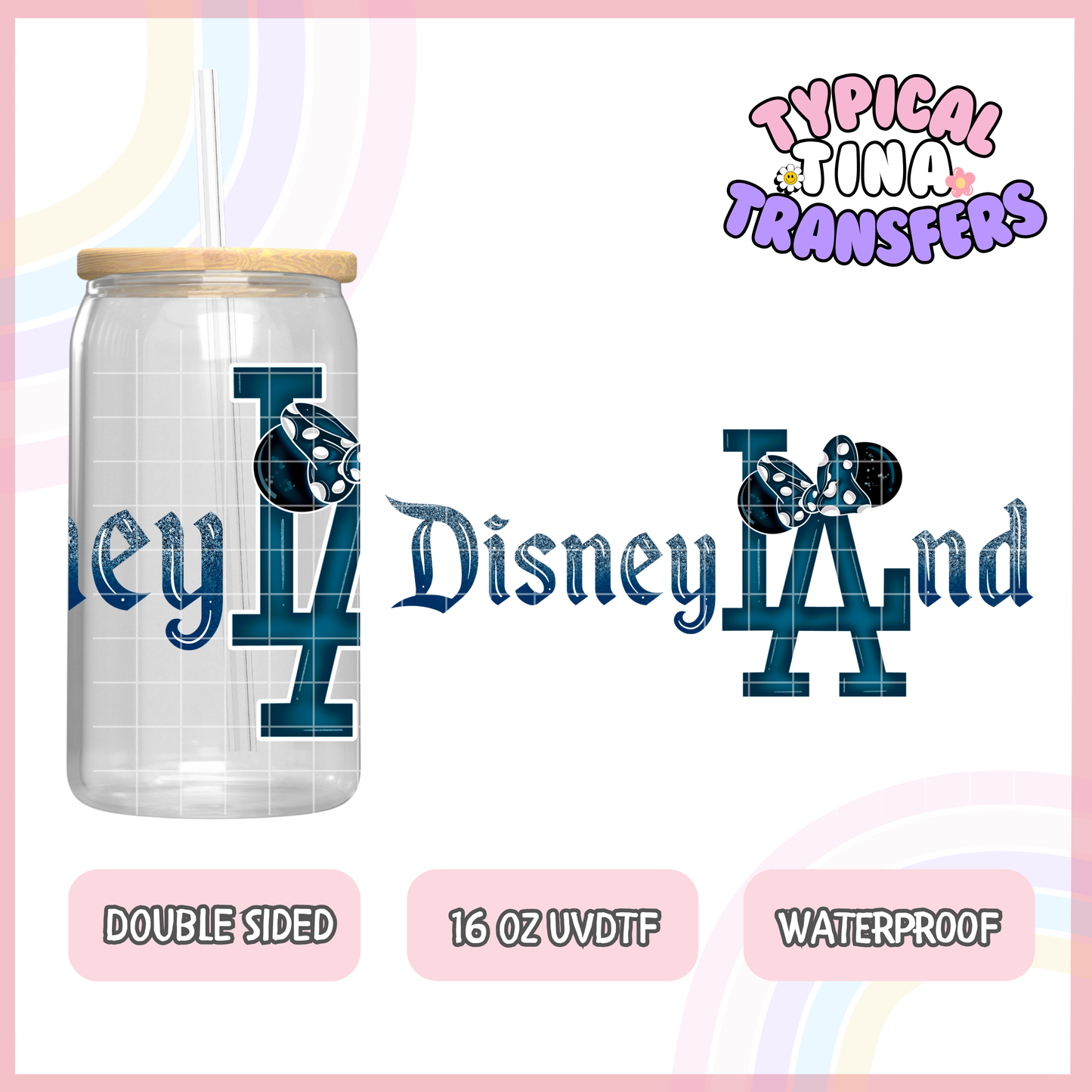 UVDTF #6414 | 16oz UVDTF Wrap | Double Sided