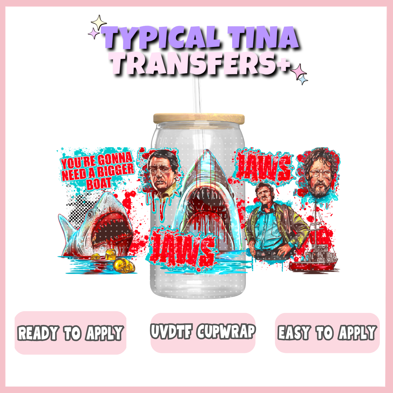 UVDTF #7658 | 16oz UVDTF Wrap | POD