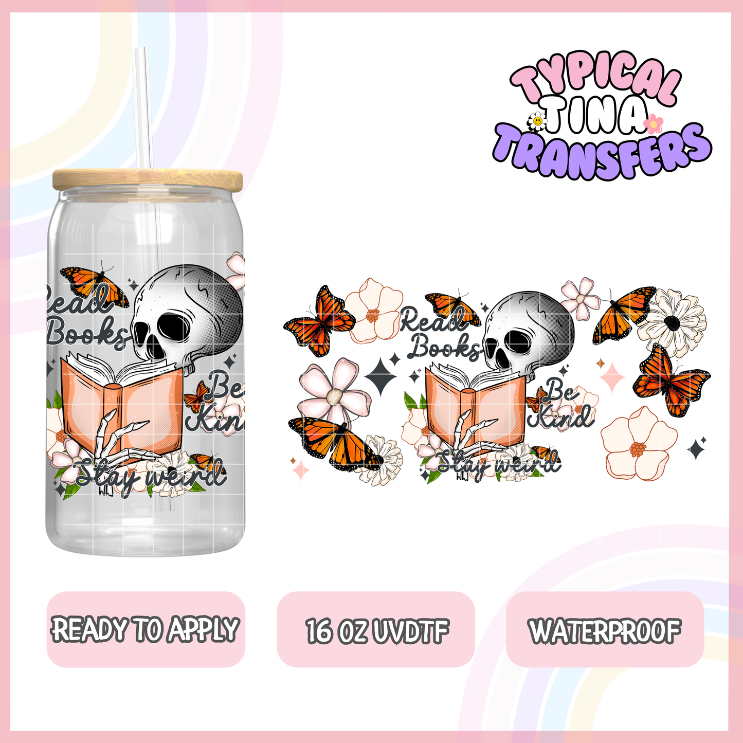 UVDTF #7671 | 16oz UVDTF Wrap | POD
