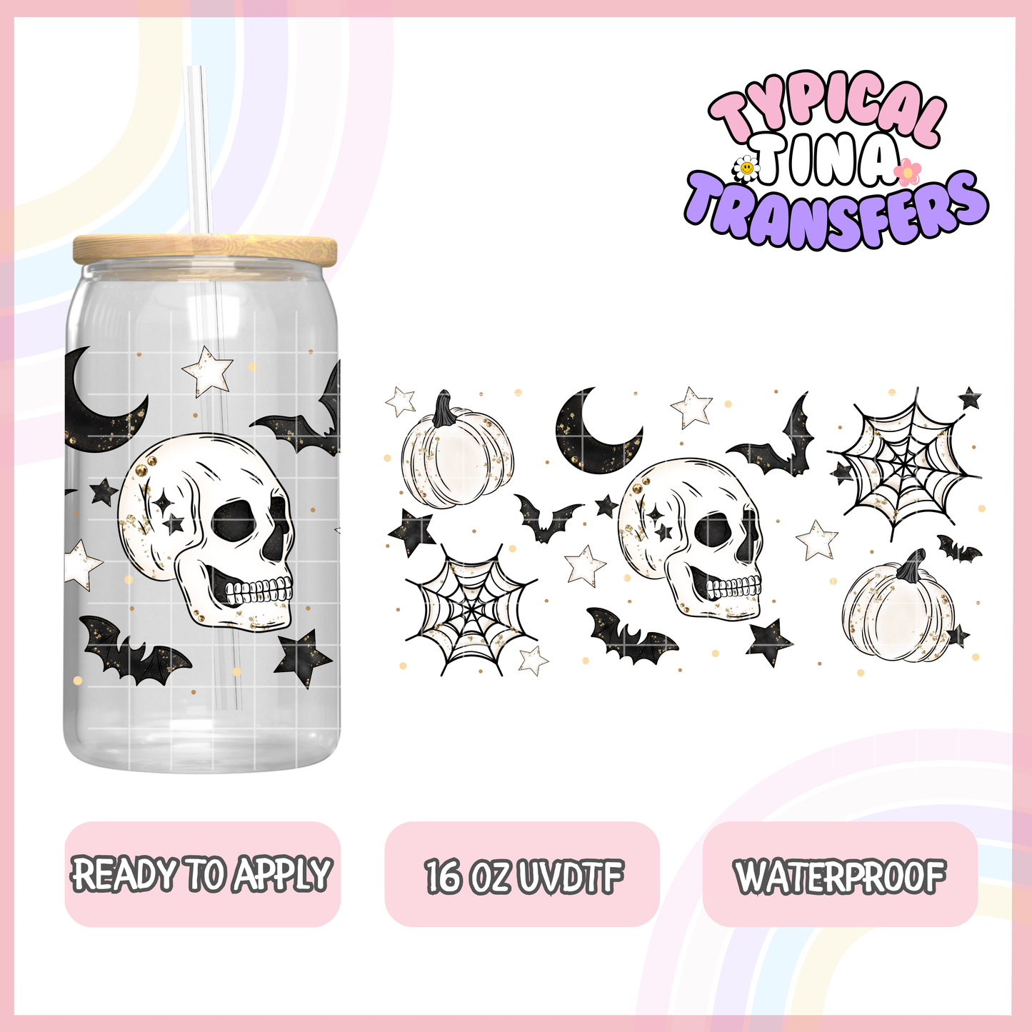 UVDTF #7672 | 16oz UVDTF Wrap | POD