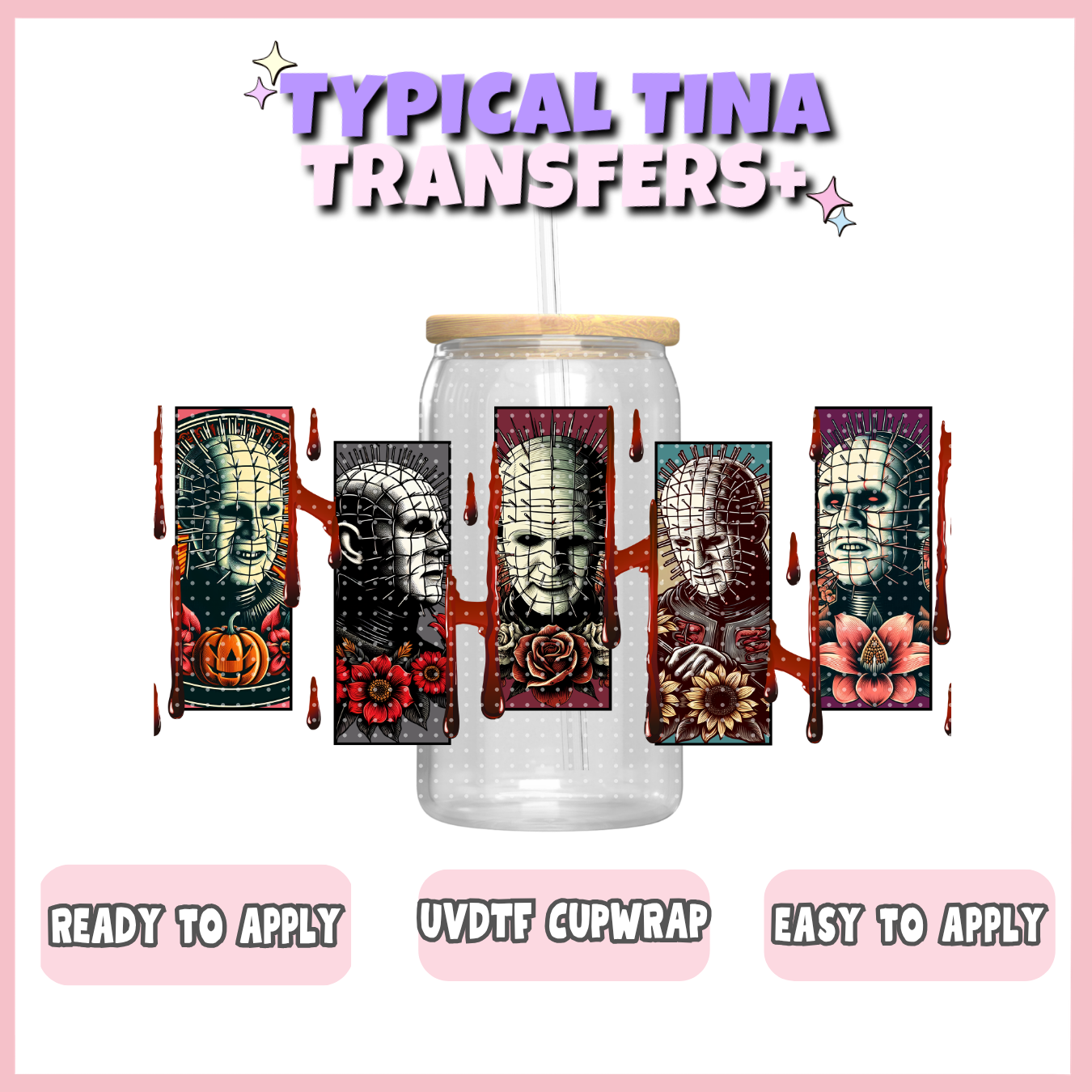UVDTF #7704 | 16oz UVDTF Wrap | POD