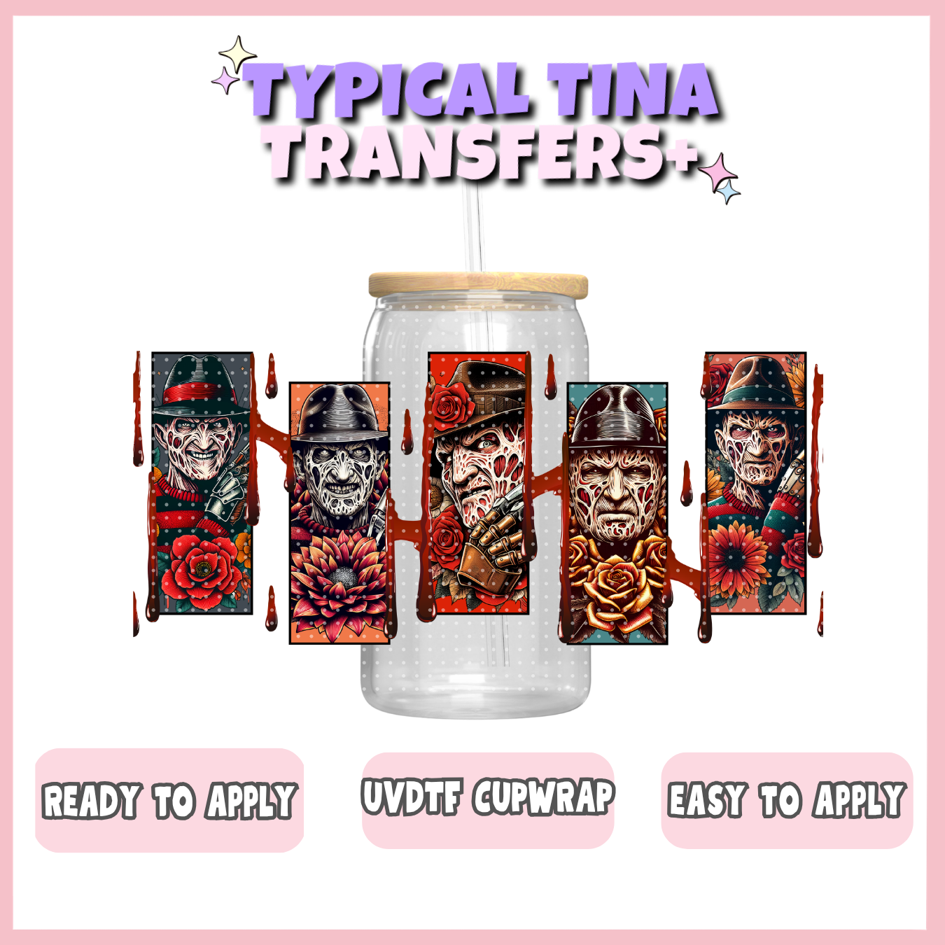 UVDTF #7708 | 16oz UVDTF Wrap | POD
