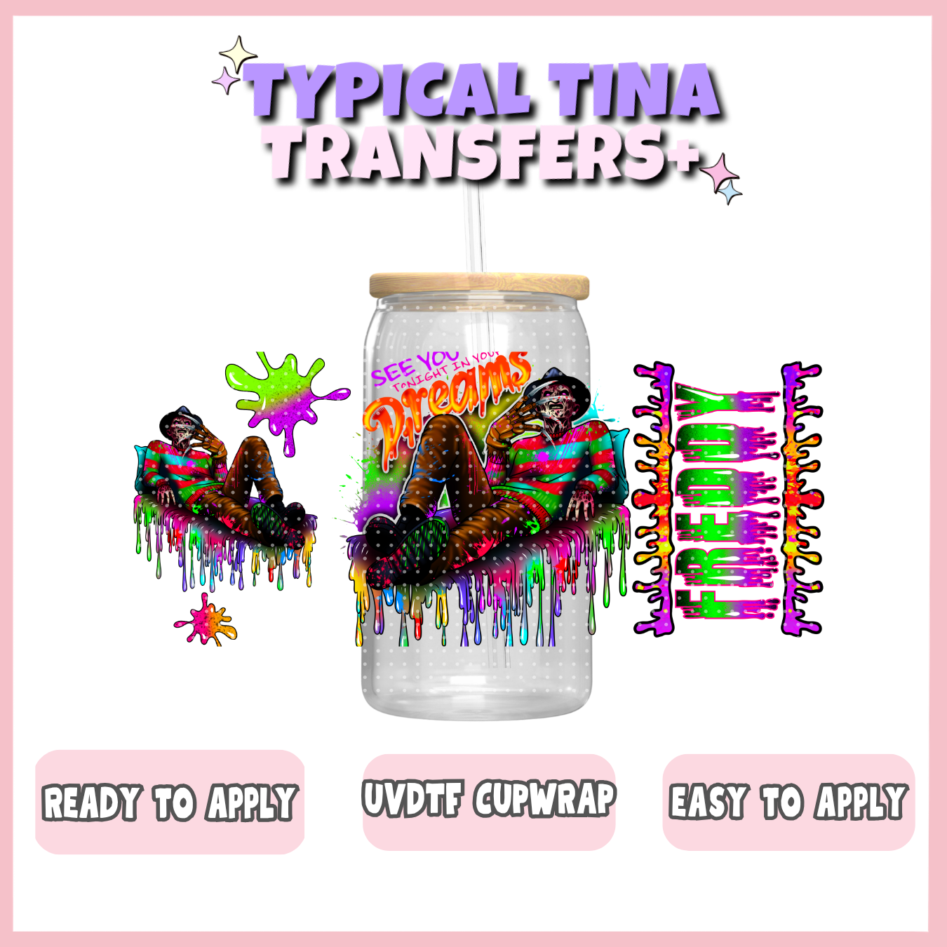 UVDTF #7714 | 16oz UVDTF Wrap | POD