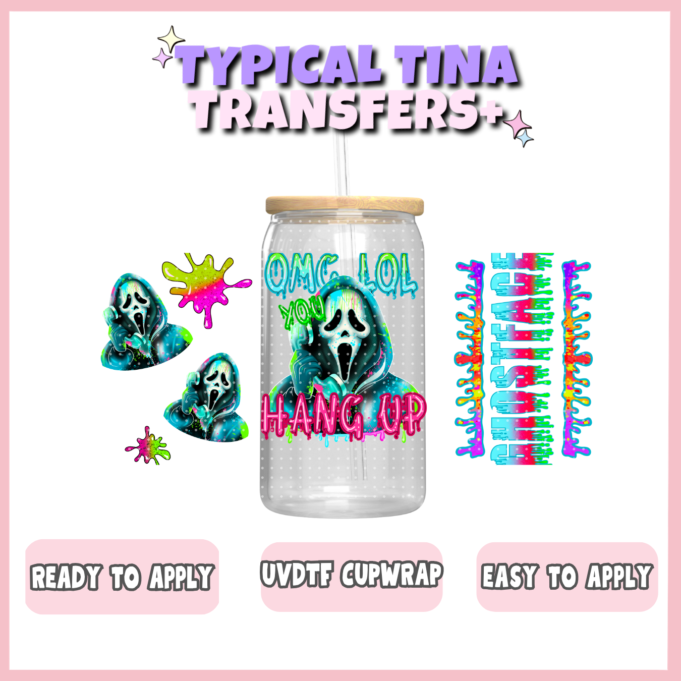 UVDTF #7715 | 16oz UVDTF Wrap | POD