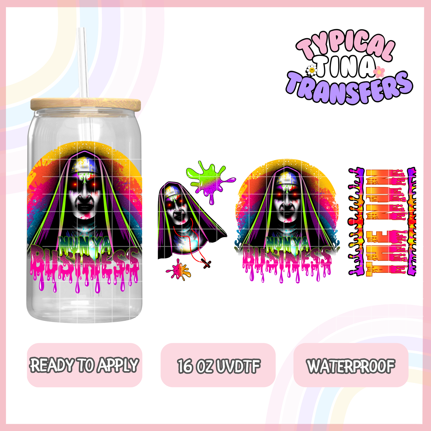 UVDTF #7716 | 16oz UVDTF Wrap | POD