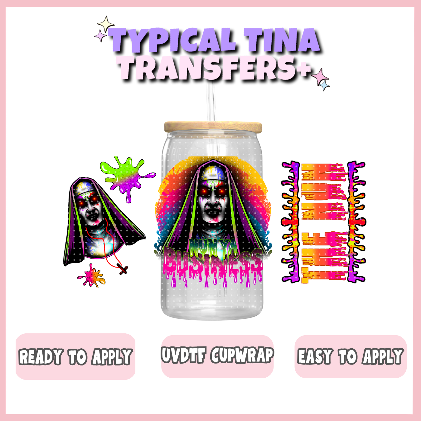 UVDTF #7716 | 16oz UVDTF Wrap | POD