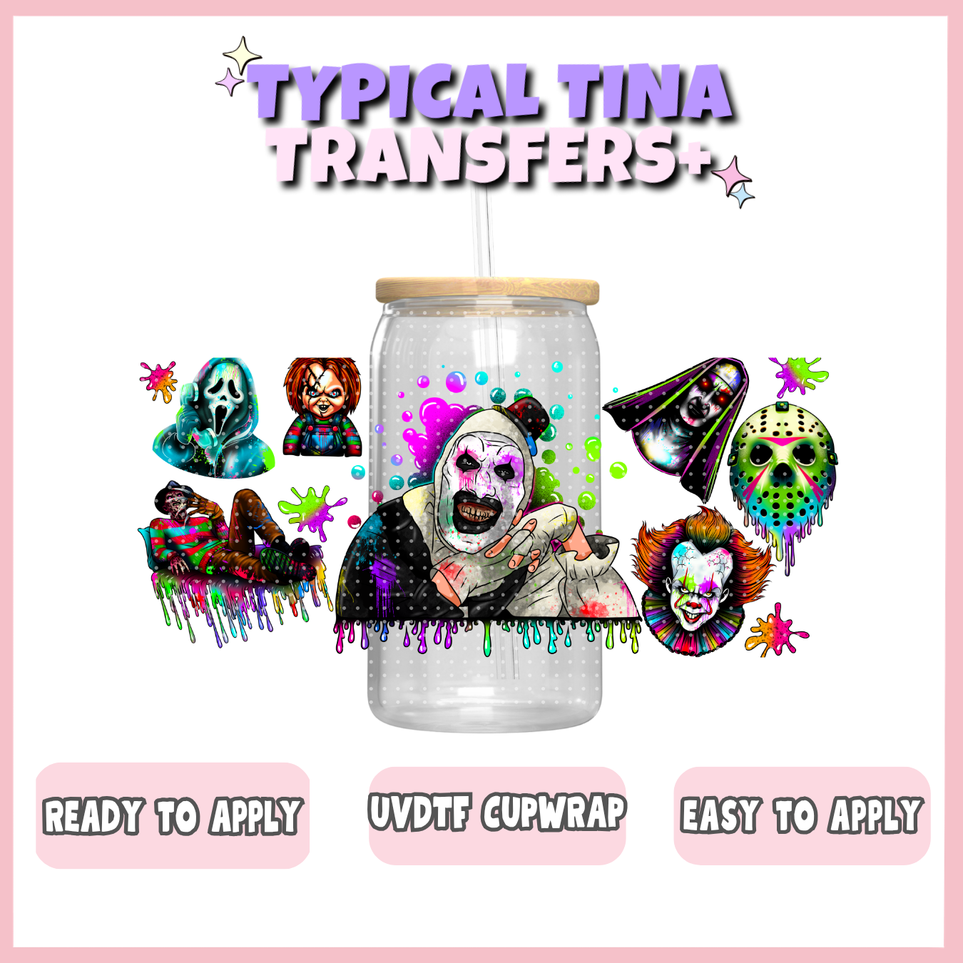 UVDTF #7718 | 16oz UVDTF Wrap | POD
