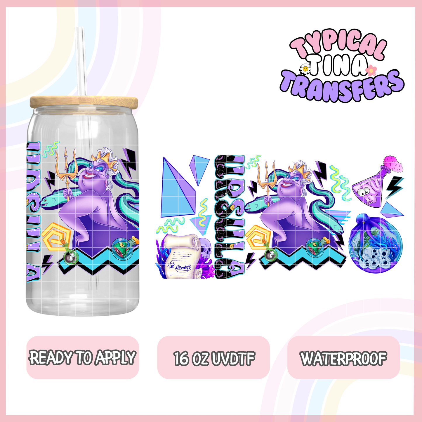 UVDTF #7724 | 16oz UVDTF Wrap | RTS