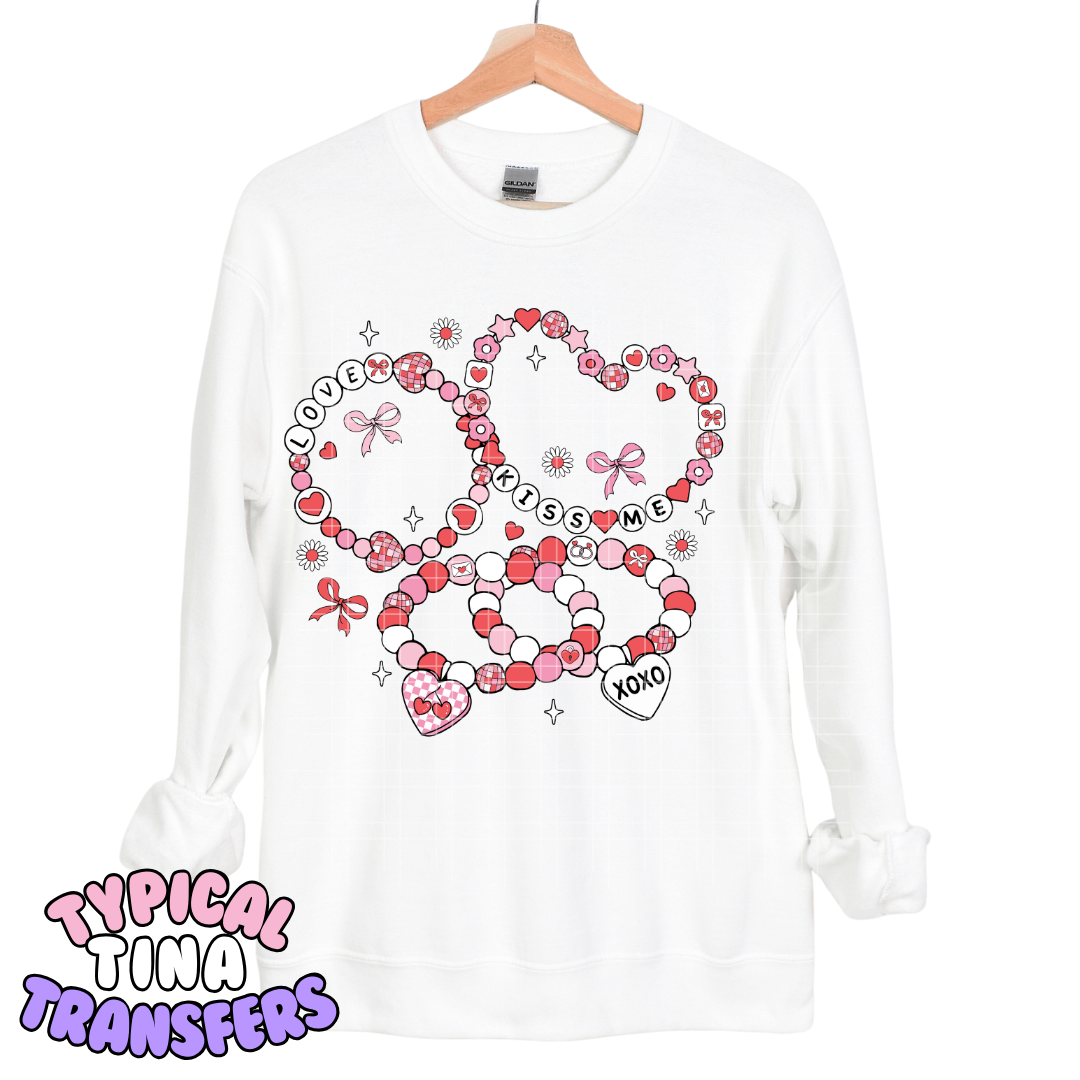 Valentine bracelets | DTF Transfers | POD