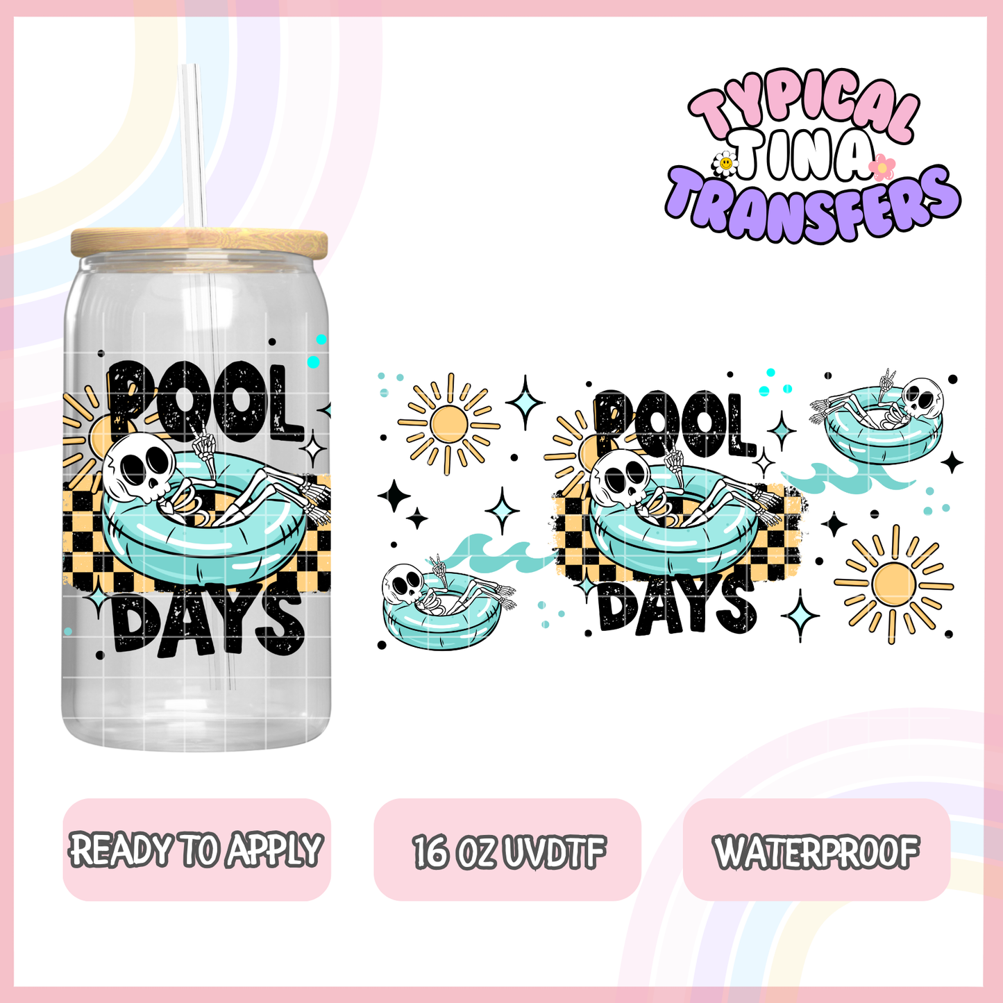 UVDTF #7832 | 16oz UVDTF Wrap | POD