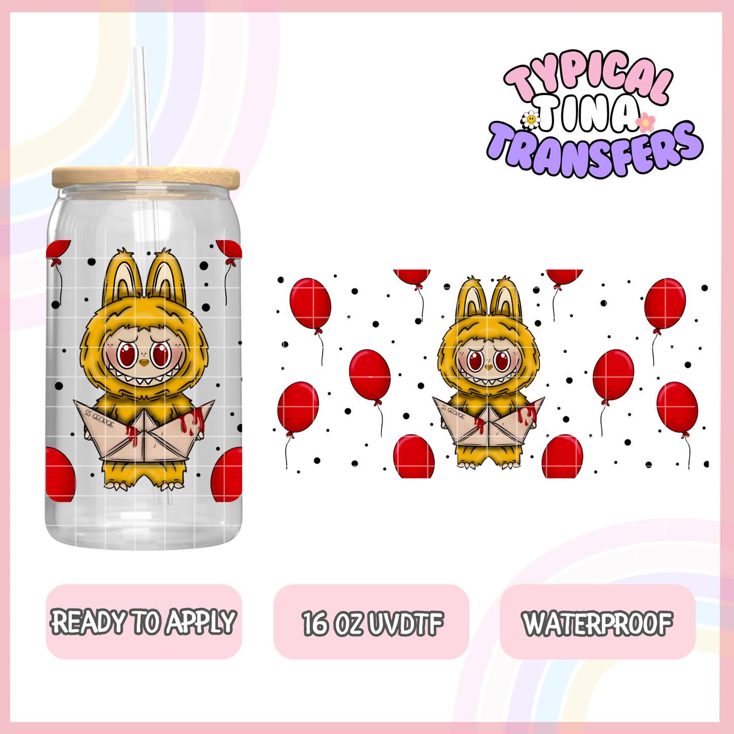 UVDTF #7862 | 16oz UVDTF Wrap | POD