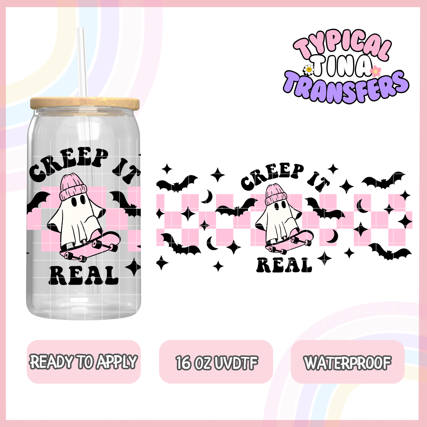 UVDTF #7911 | 16oz UVDTF Wrap | POD