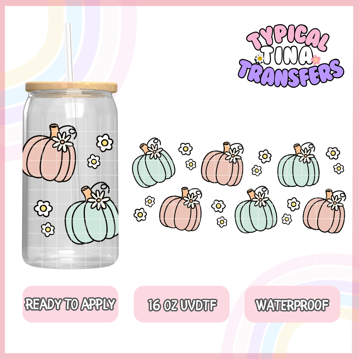 UVDTF #7913 | 16oz UVDTF Wrap | POD