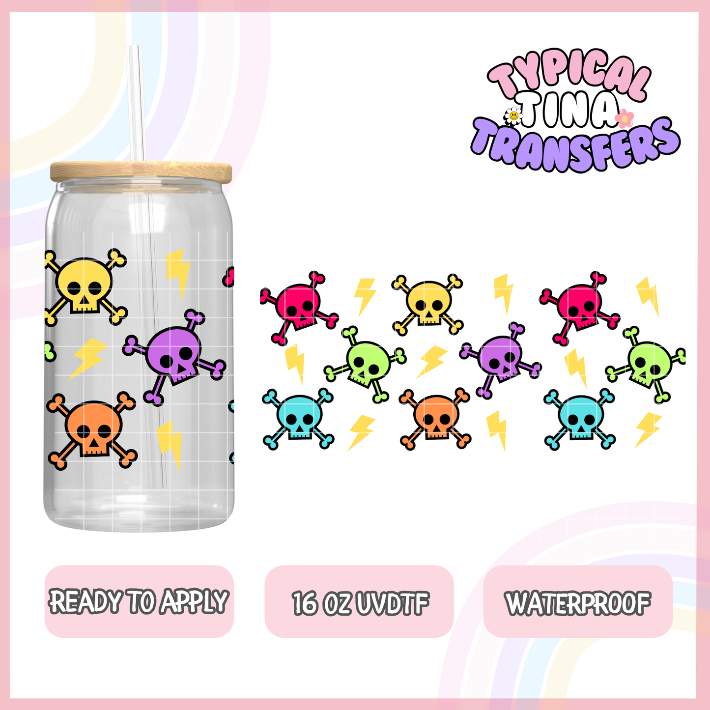 UVDTF #7930 | 16oz UVDTF Wrap | POD