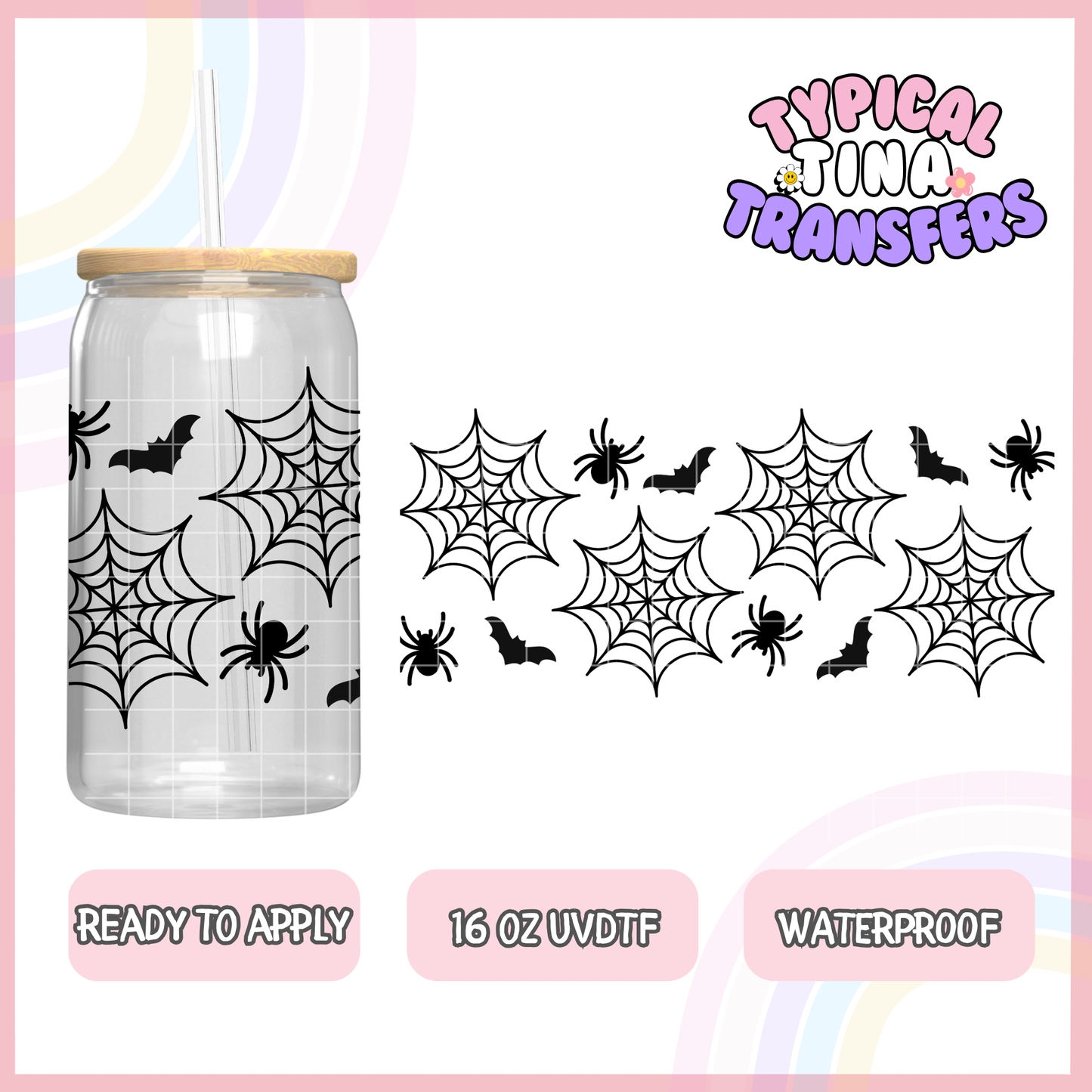 UVDTF #7934 | 16oz UVDTF Wrap | POD
