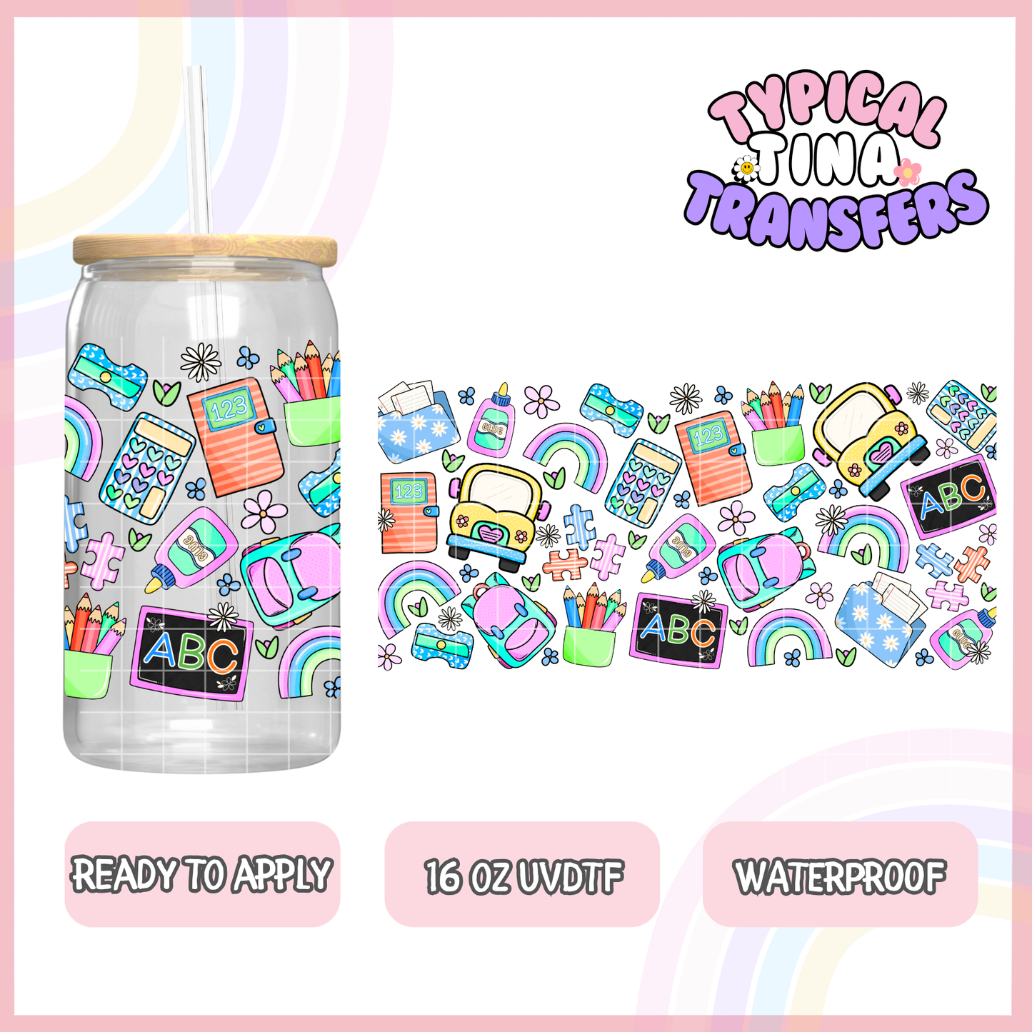 UVDTF #7961 | 16oz UVDTF Wrap | POD