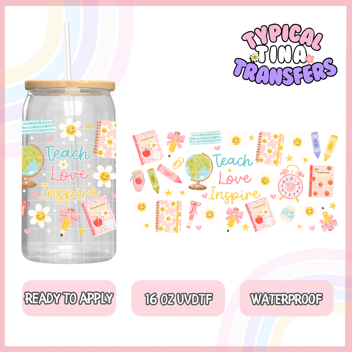 UVDTF #7973 | 16oz UVDTF Wrap | POD