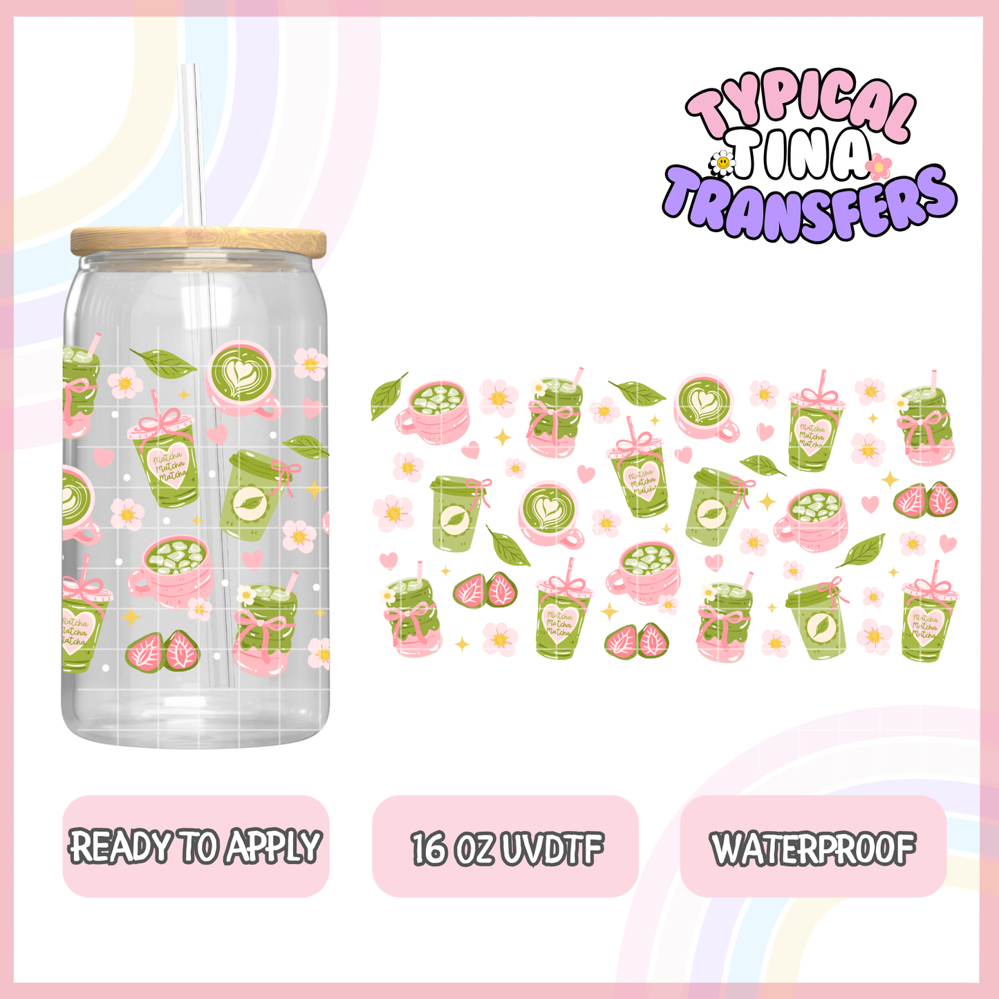 UVDTF #7979 | 16oz UVDTF Wrap | POD
