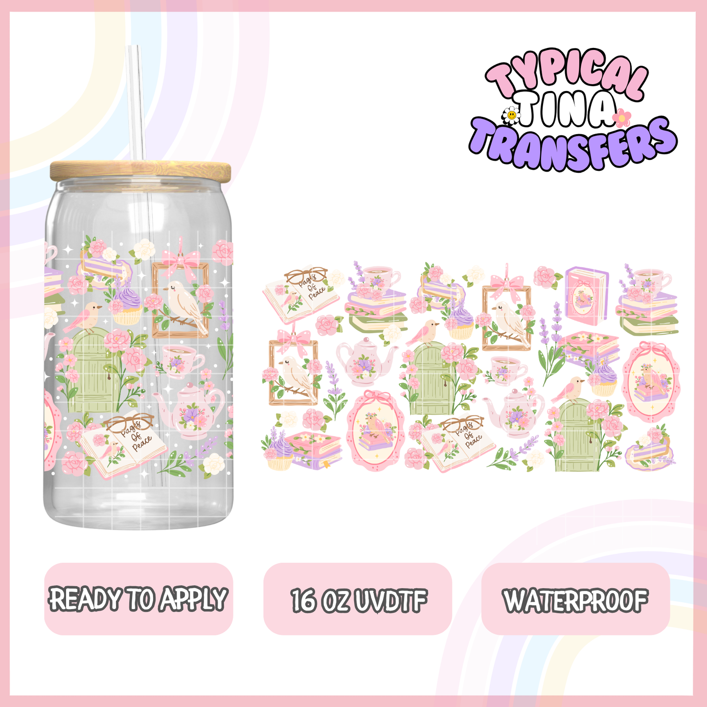 UVDTF #7981 | 16oz UVDTF Wrap | POD
