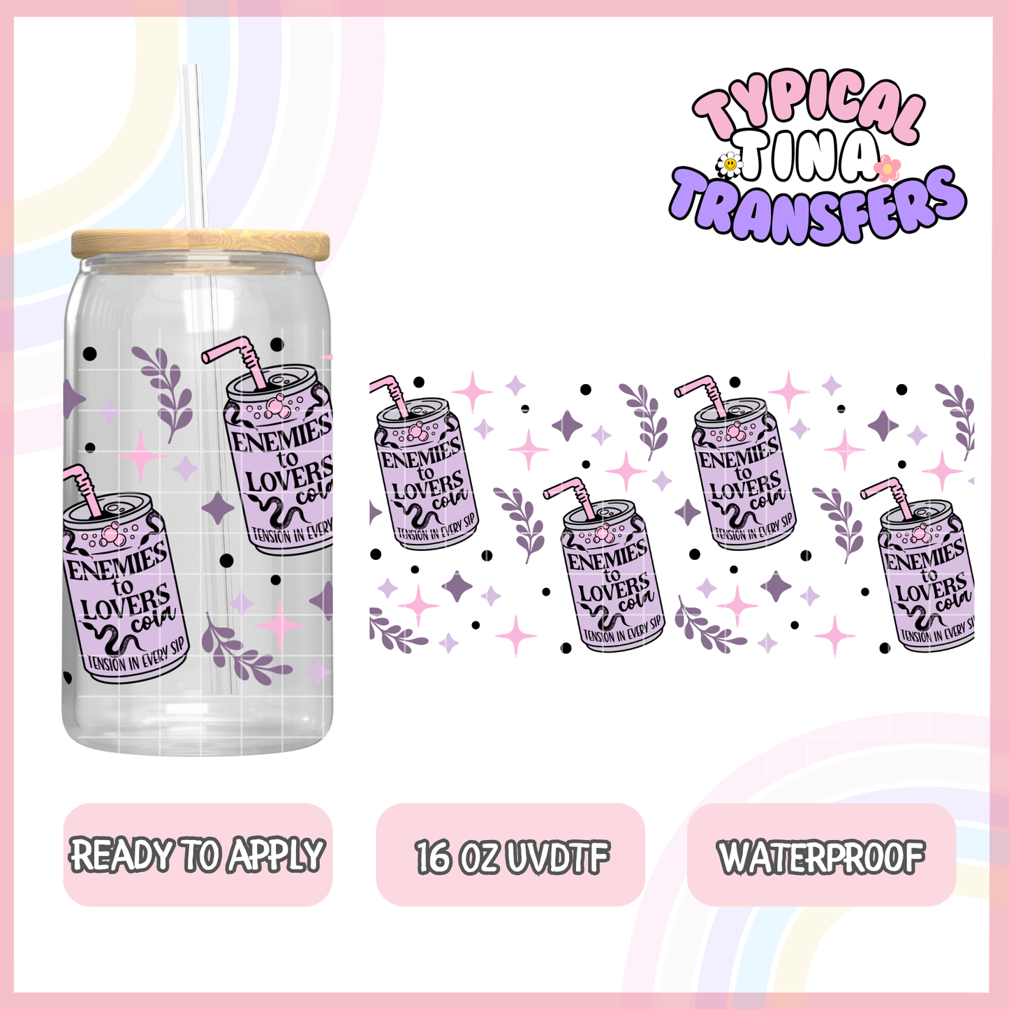 UVDTF #7996 | 16oz UVDTF Wrap | POD
