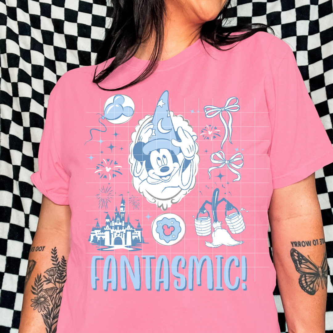 Fantasmic Blue | DTF Screen Print | POD
