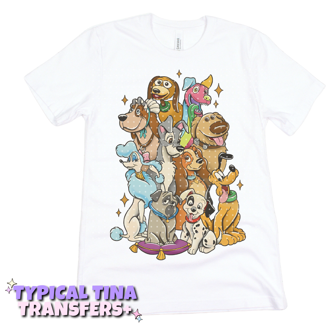 Magical pup characters | DTF Transfers | POD