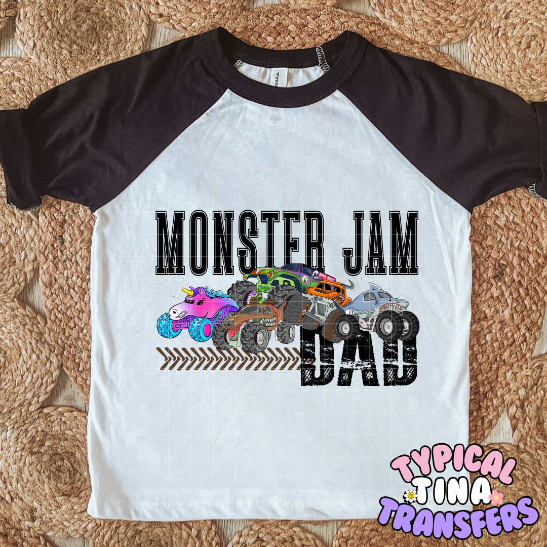 Monster Trucks #4 | DTF Screen Print | POD