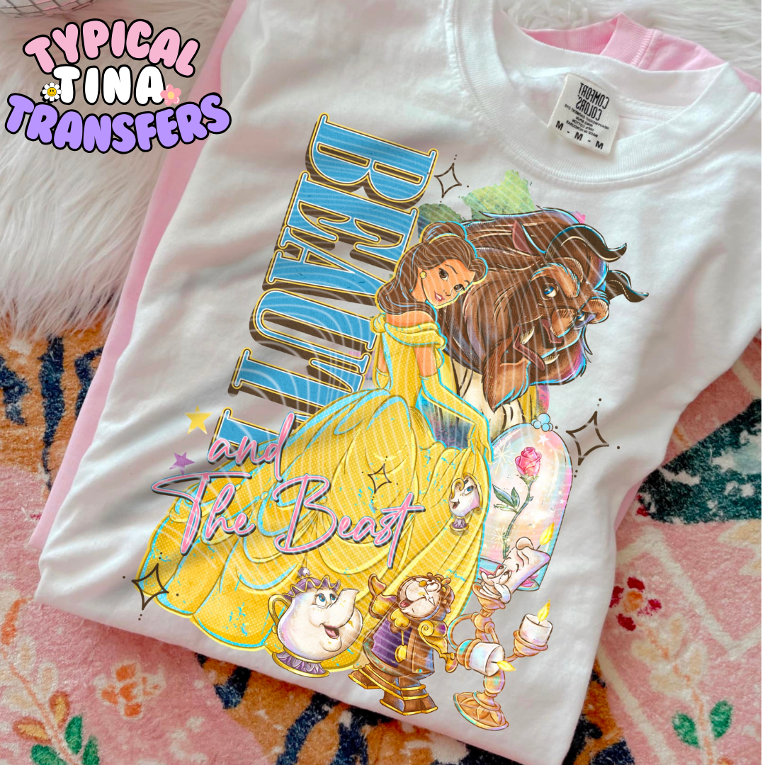 Beauty 90's color tone | DTF Screen Print | POD - choose design