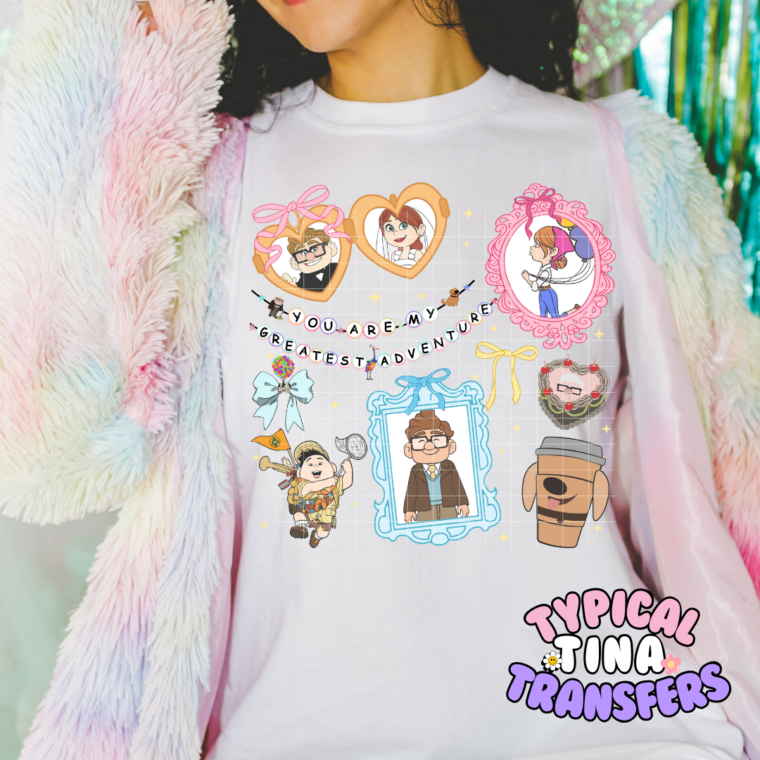 Friendship Bracelet Carl + E | DTF Screen Print | POD