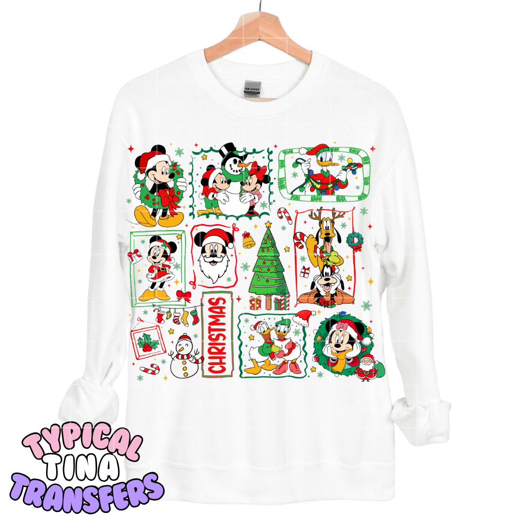 Xmas frames = fab 6 | DTF Transfers | POD