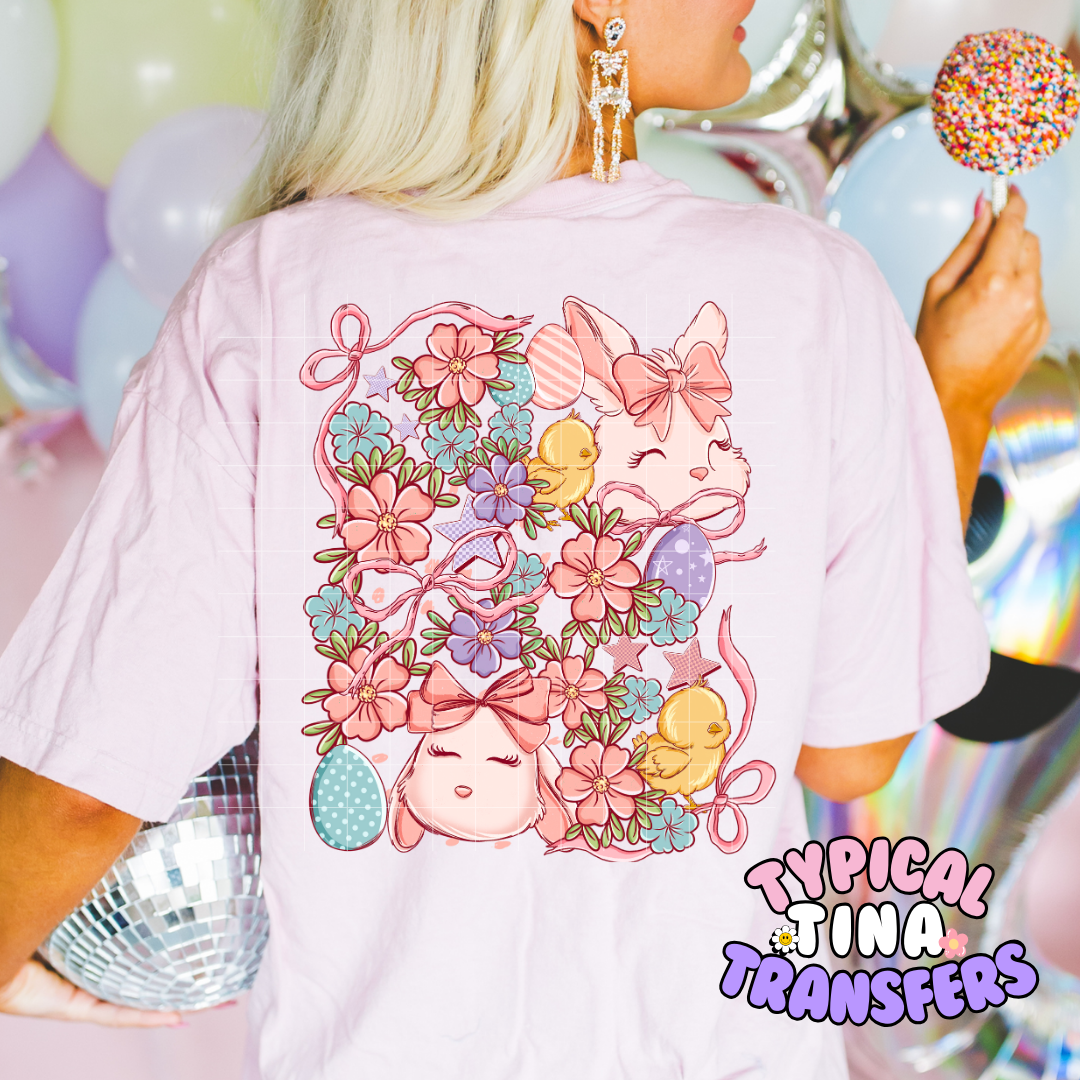 Bunnies and Chicks | DTF Screen Print | POD