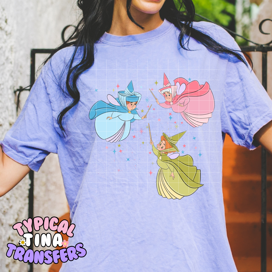 Fairy Godmothers | DTF Screen Print | POD