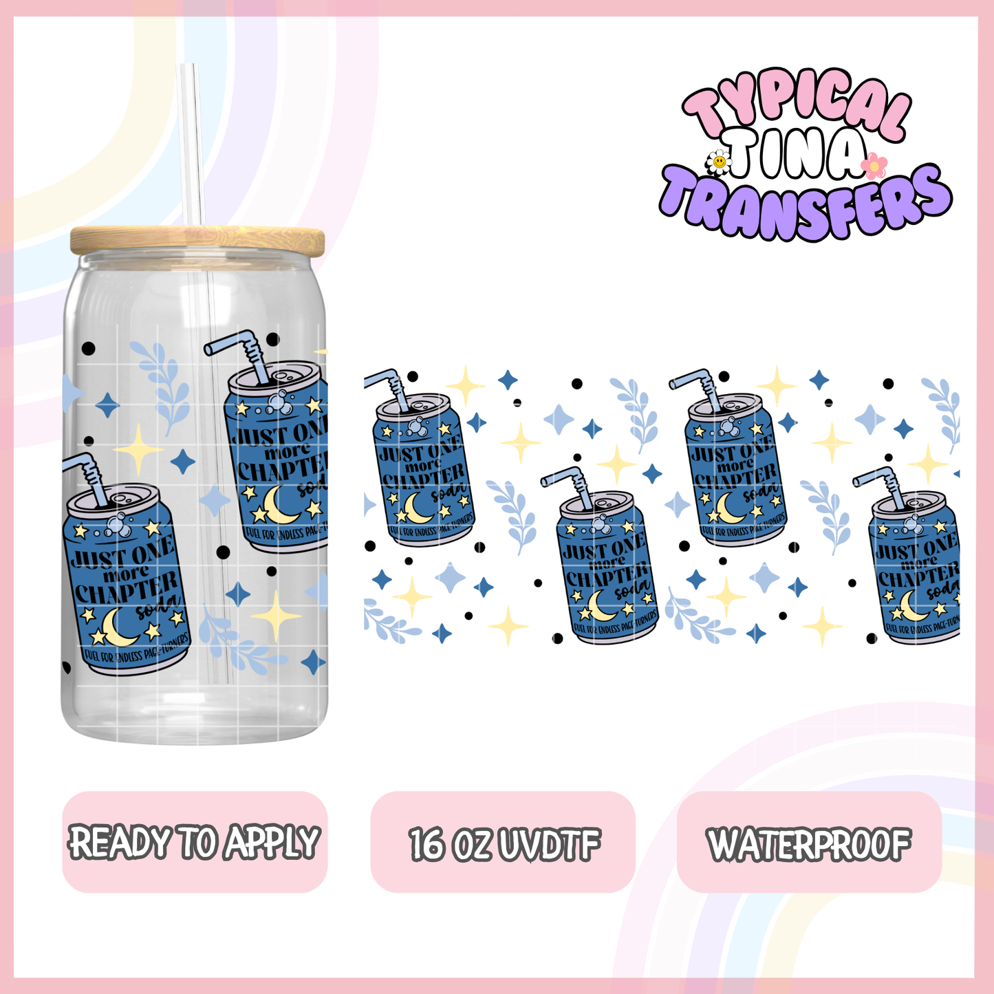 UVDTF #8002 | 16oz UVDTF Wrap | POD