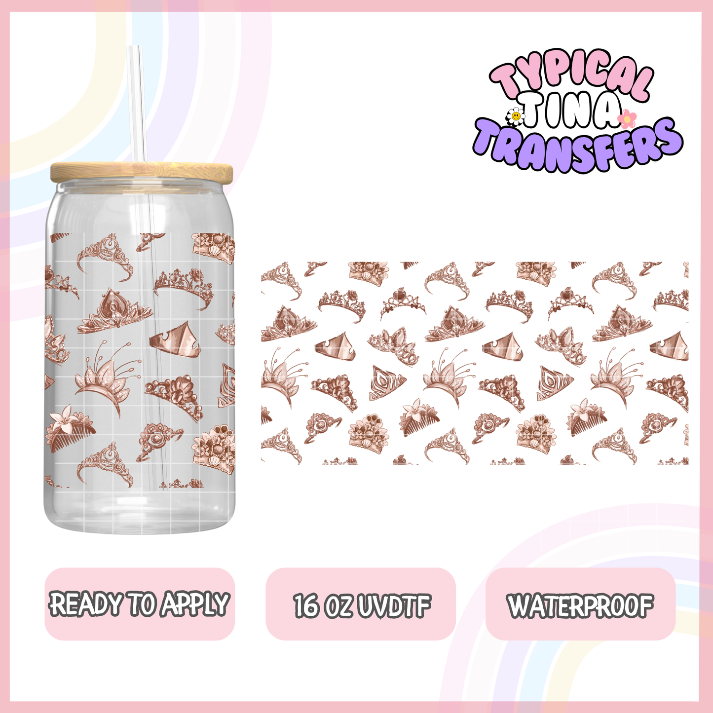 UVDTF #8013 | 16oz UVDTF Wrap | POD