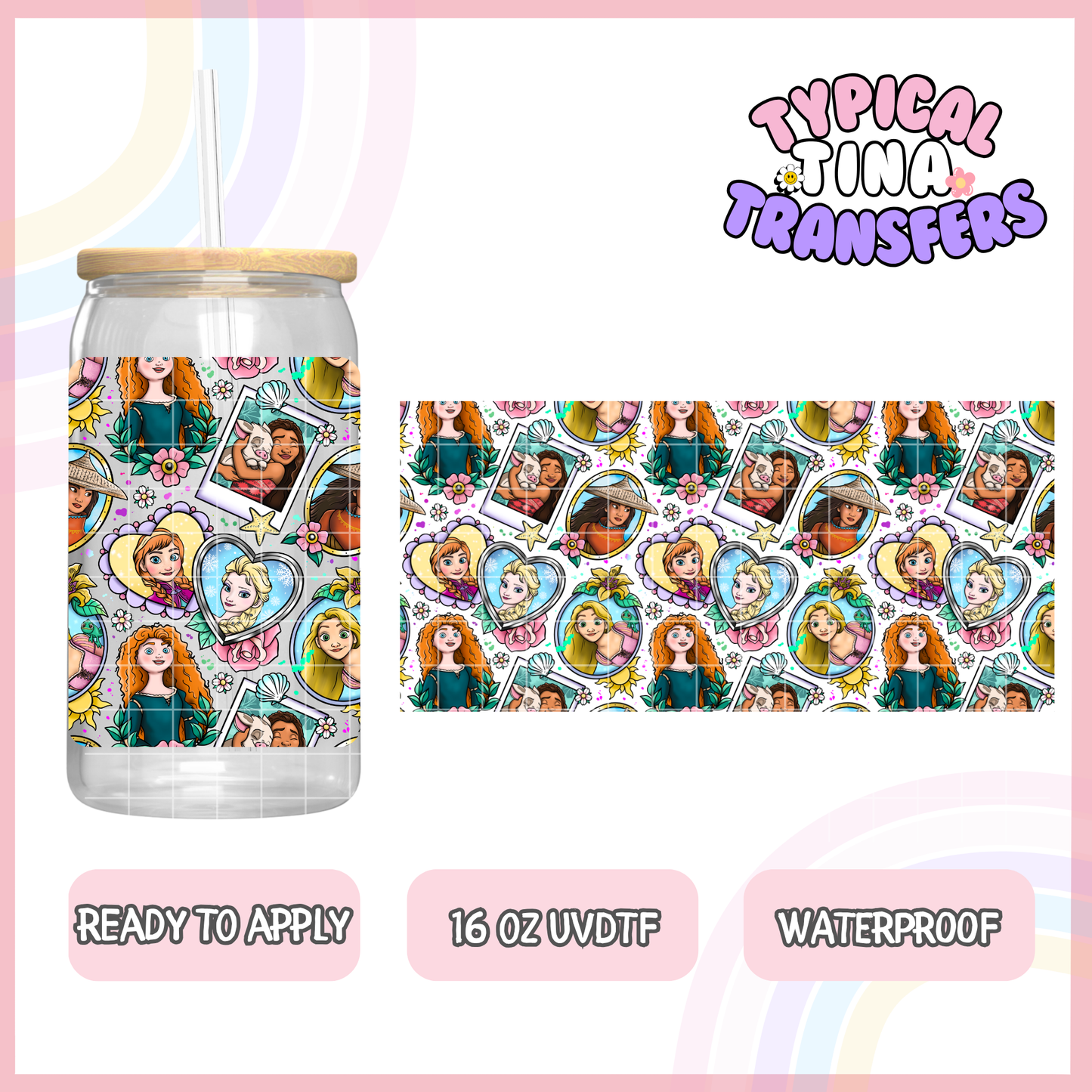 UVDTF #8026 | 16oz UVDTF Wrap | POD