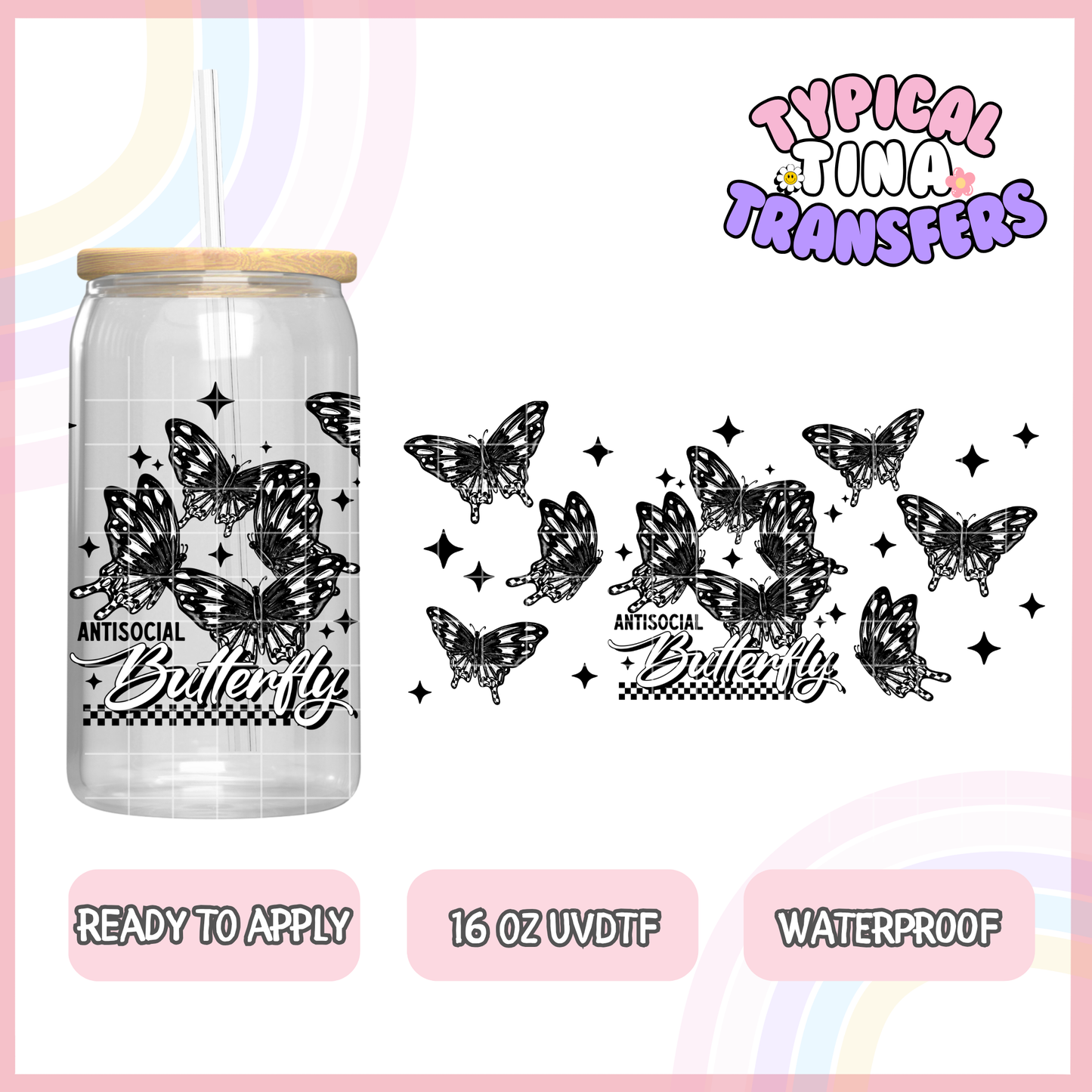 UVDTF #8038 | 16oz UVDTF Wrap | POD