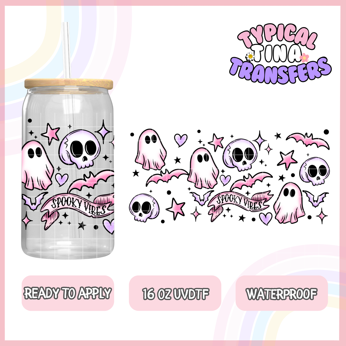 UVDTF #8047 | 16oz UVDTF Wrap | POD