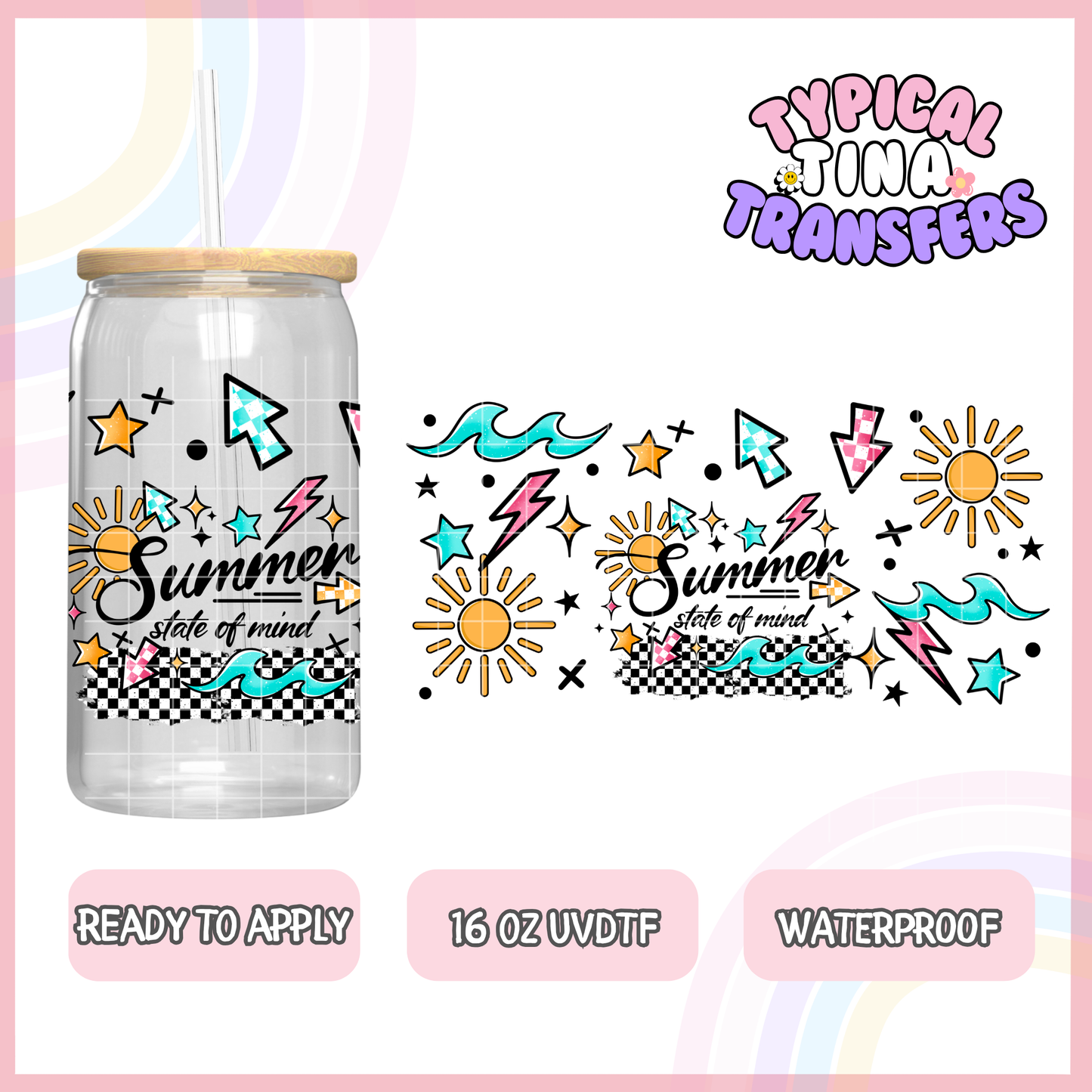 UVDTF #8049 | 16oz UVDTF Wrap | POD