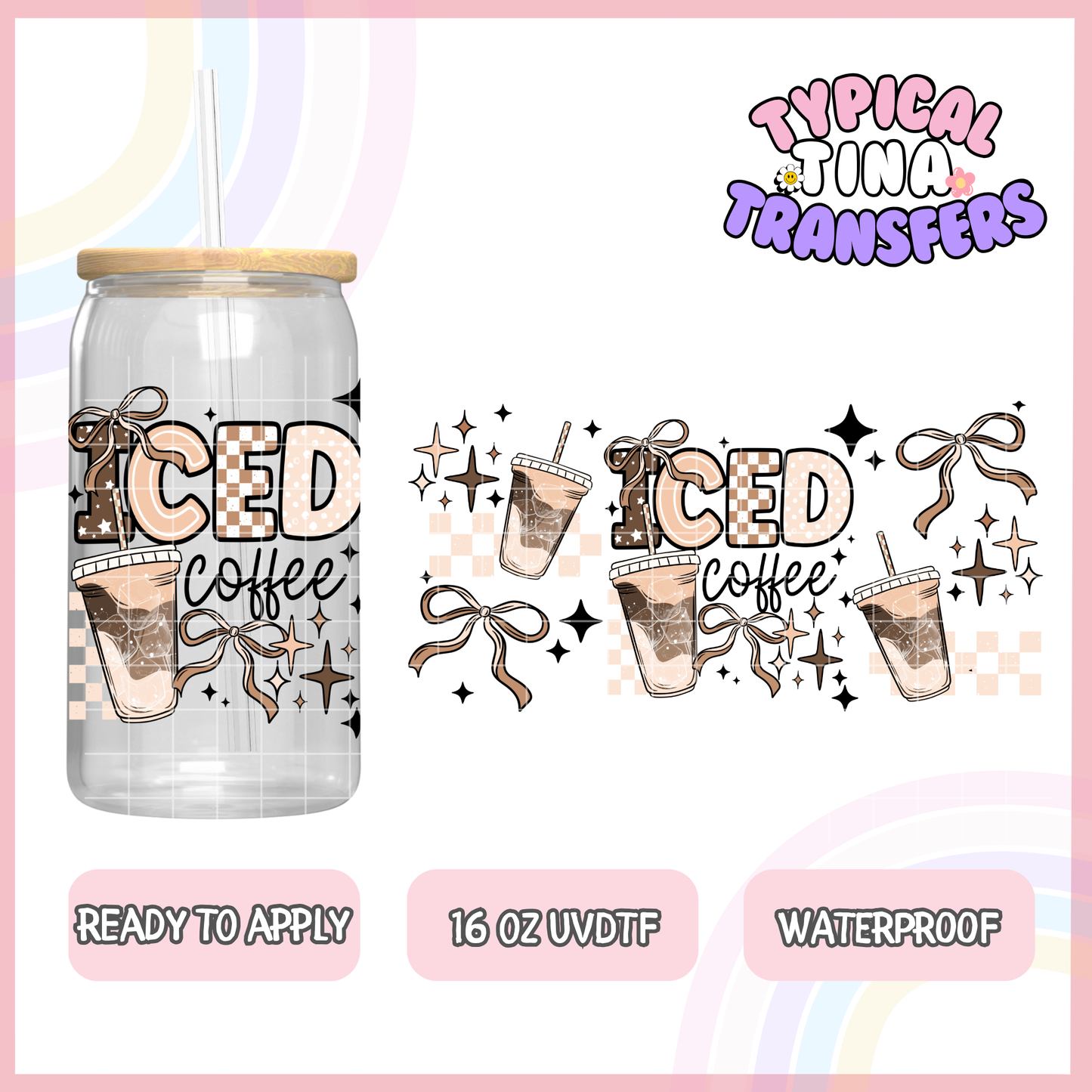 UVDTF #8058 | 16oz UVDTF Wrap | RTS