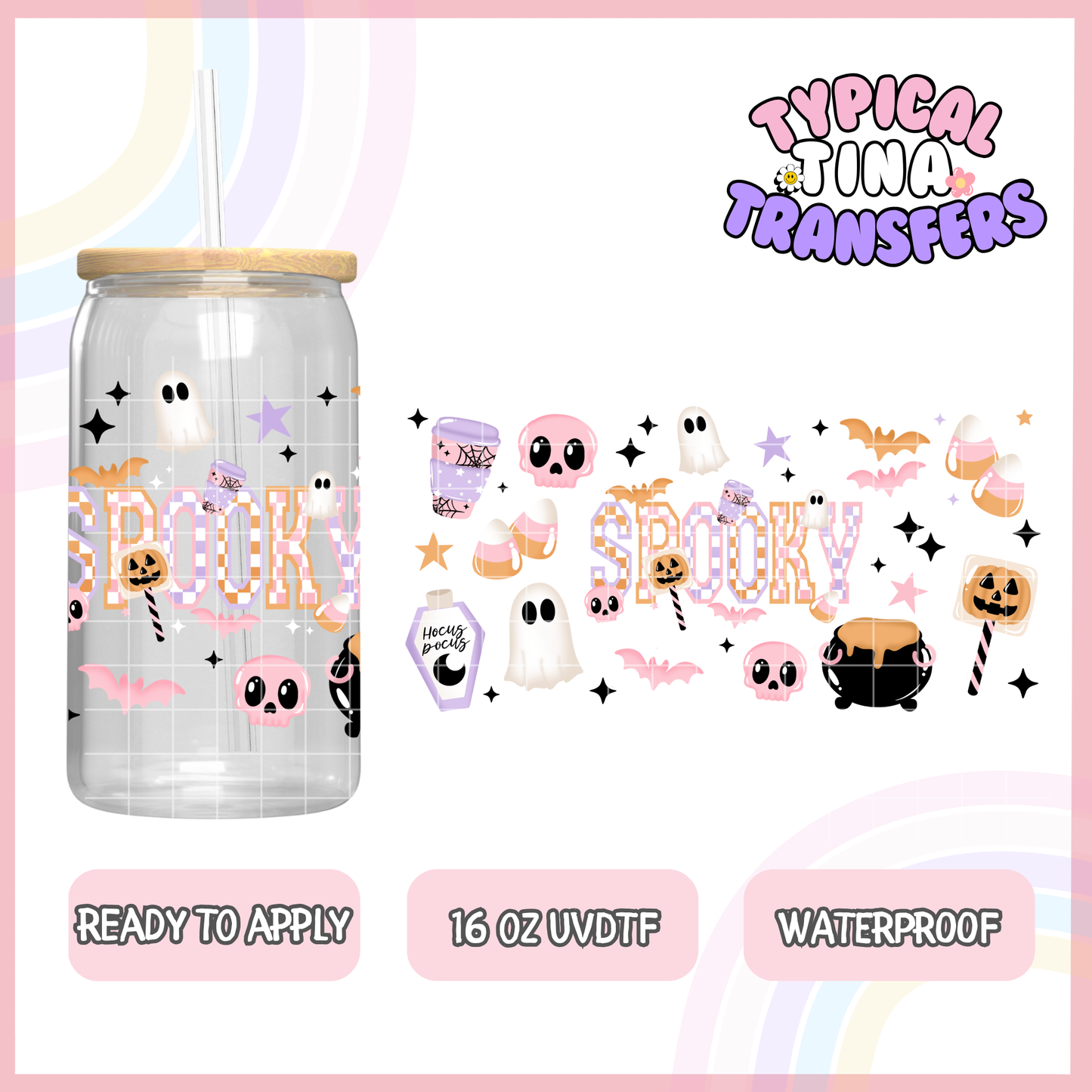 UVDTF #8061 | 16oz UVDTF Wrap | POD