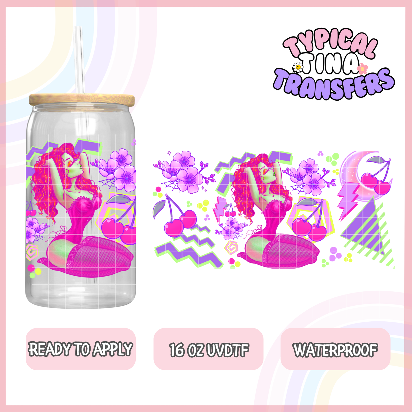 UVDTF #8076 | 16oz UVDTF Wrap | POD