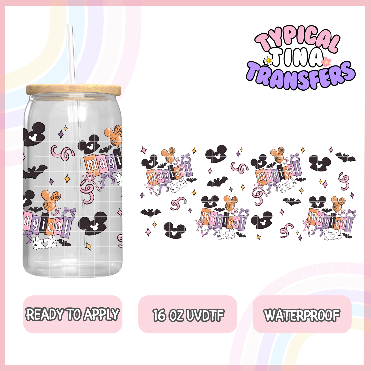 UVDTF #8093 | 16oz UVDTF Wrap | POD
