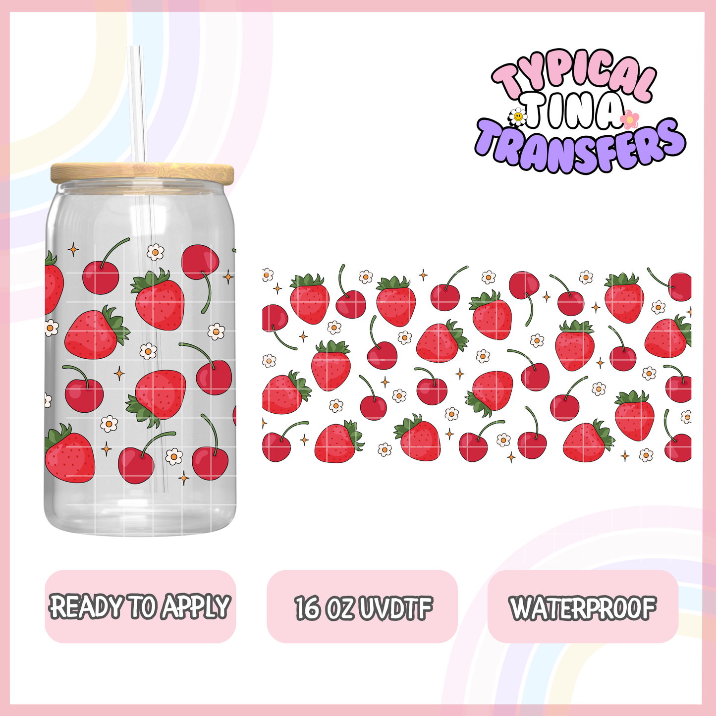 UVDTF #8110 | 16oz UVDTF Wrap | POD